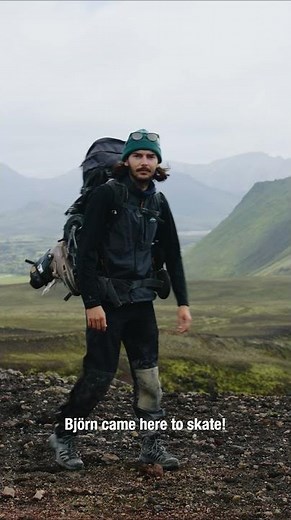 Traces of Laugavegur - An Offroad Inline Skating Movie Trailer #shorts