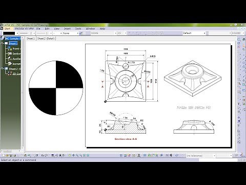 Catia Drafting | New Detail Sheet | Instantiate 2D Component