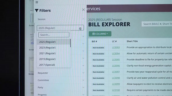 State updates bill tracking website