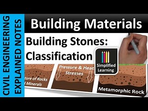 Classification of Building Stones | Building Materials and Construction | Explained Notes