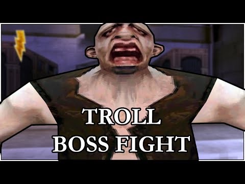 Troll Boss Fight | Harry Potter and the Philsophers Stone [PS1]