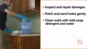 How To Install Kitchen Tile Backsplash - Step 3 of 11 - Prep the Wall