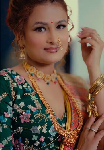 Traditional Marathi Makeup Look Recreated