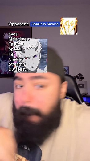 Naruto Build vs JINCHURIKI SASUKE?! ⚡️🦊 #anime #naruto #sasuke #reels | Jayesss