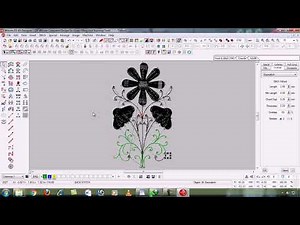 Wilcom Tutorials/Wilcom 10 Traveling of Complete Design Part 1 By Zahid Hussain #wilcom #tutirial