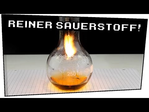 SAUERSTOFF HERSTELLEN! (Wasserstoffperoxid + Kaliumiodid) - Techtastisch #12