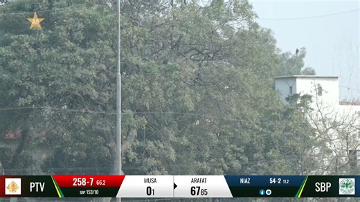 Arafat Minhas Scores 81 Runs | PTV vs SBP | Day 3 | President's Trophy | 2025-26 | PCB | M2V1S #Presidentstrophy #ptvvssbp #pcb | Pakistan Cricket Team