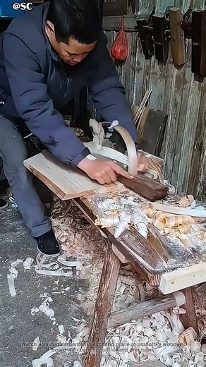 Carpenter Planes Wood by Hand — So Smooth It’s Addictive 😌