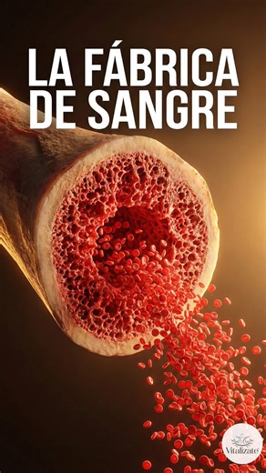 Un viaje visual al interior de la médula ósea humana. Esta animación médica 3D revela cómo se crean los glóbulos rojos, blancos y plaquetas dentro de los huesos. Descubre la fábrica microscópica que te mantiene vivo. #fblifestyle Bone marrow animation, blood cell production, medical 3D CGI, red blood cells, immune system visual, hematopoiesis, biology documentary, salud humana. | Vitalizate