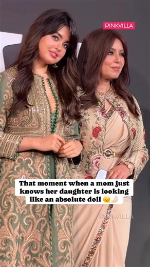Mahima Chaudhary’s proud, glowing smile said more than words ever could — pure love, pure mama pride 💖 #MahimaChaudhary #ProudMom #Pinkvilla #MotherDaughter #CelebrityMoments | PinkVilla