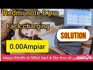 Redmi note 8pro fake charging solution Android mobile fake charging solution redmi mobile charging