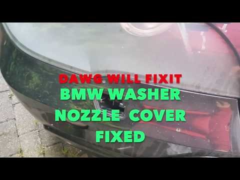 BMW Washer Nozzle cover replacement- FIXED