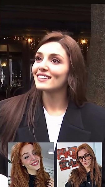 OMG! Hande Erçel FINALLY Reveals Why She Went Redhead! 🔥 #HandeErçel #shorts