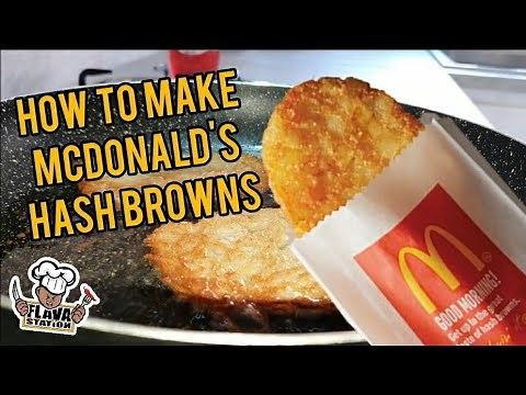 How to make McDonald's Hash Browns (EXTRA CRISPY)