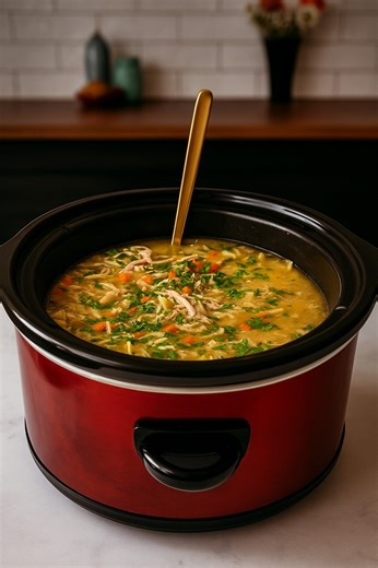 3.9M views · 25K reactions | Crockpot Rotisserie Chicken Noodle Soup #fblifestyle | Robyn Q | Facebook