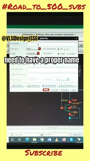 CMOS Inverter: How to Connect Pins | Cadence Virtuoso 180nm #vlsidesign_ssg #cadencevirtuoso #vlsi