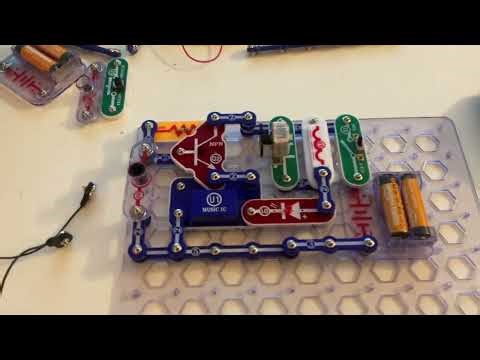 Electronic Snap Circuits: Radio Music Alarm with Daylight and Night Alarm