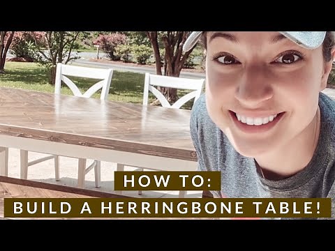 How To: Build A Herringbone Table