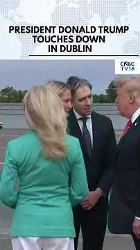 President Donald Trump Lands In Ireland, Heads For Talks With Irish President & Taoiseach | N18G