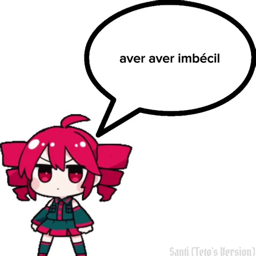Aver aver imbécil te mandé por- eh 🗣️🔥‼️ #kasaneteto #teto #vocaloid #xdd #Meme