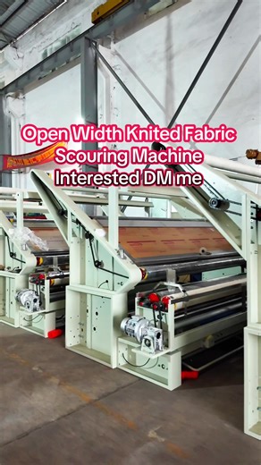 Open Width Knited Fabric Scouring Machine Interested DM me #Openwidthfabricsofteningmachine#High-efficiencypadding#Fabriccleaningmachine#Fabricburningmachine#Fabric packing machine equipment