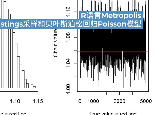 R语言Metropolis Hastings采样和贝叶斯泊松回归Poisson模型