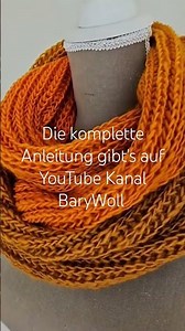 Loop gestrickt! #wolle #basteln #bobbel #barywoll #garne #diy #loop #stricken #farbverlauf #loop