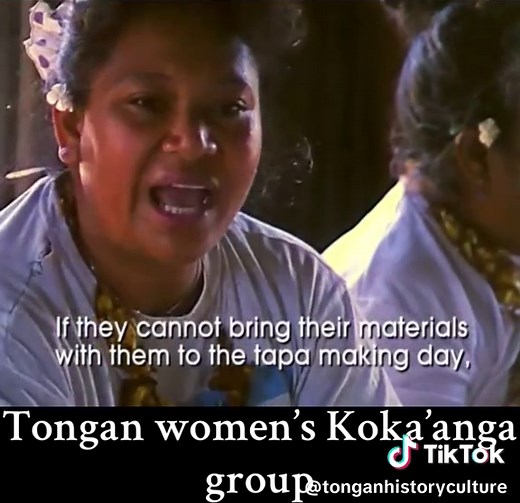 A Tongan womens Koka’anga group is were they make Ngatu or Koloa.