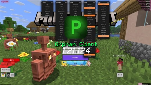 Minecraft Orphan Client 1.21.124
