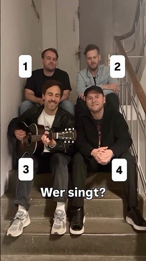 1, 2, 3 oder 4 - wer singt hier? 😀