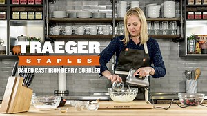 13K views · 133 reactions | Traeger Culinary Pro Amanda Haas will walk you through how to make this simple, summertime treat right on your Traeger grill. A sweet berry mix is loaded with bubbly cobbler topping and cooked in cast iron for the perfect dessert to finish off your meal.⁠ Get the recipe here: www.traegergrills.com/recipes/baked-goods/cast-iron-berry-cobbler | Traeger Grills | Facebook