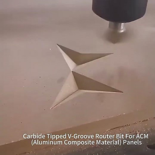 Carbide Tipped V-Groove Router Bit For ACM Panels.#tools #cnc #routerbits #drill #engraving#alibaba