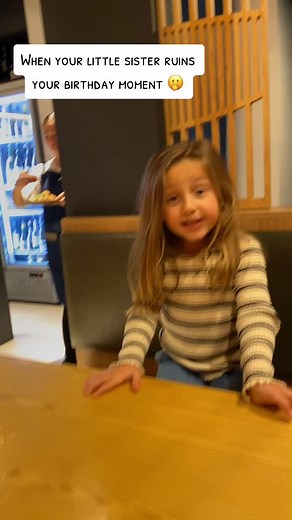 Little Sister Birthday Moment Ruined