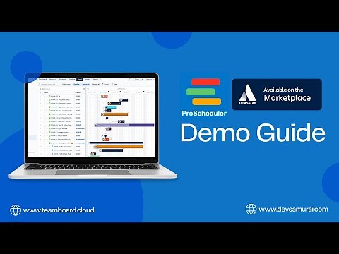 Demo Guide: TeamBoard ProScheduler | Resource Planning, Project Management, Gantt Chart for Jira