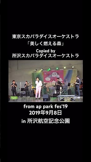 【ap park fes回顧録】東京スカパラダイスオーケストラ 「美しく燃える森」 コピーバンド 所沢スカパラダイスオーケストラ from ap park fes'19
