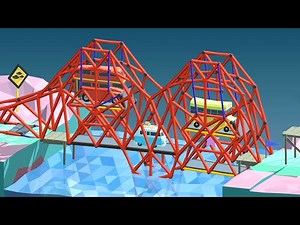 Building Bridges That Really Want To Be Elevators Instead of Real Bridges in Poly Bridge...