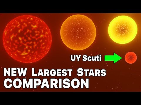 NEW Largest Known Stars Comparison, Bigger than UY Scuti • (2K) • 2025