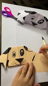 Educational crafts 🐶 (dog craft ✂️🐶 )step by step #papercraftideas #craft #cartoon #art #reelsfb #reelsviral #أنشطة #كرافت #crafting #رسم #ideas #drawing #أفكار #crafts #crafting #handmade #handcrafted #dogs #doglover #diy #diycrafts #diyideas #diyprojects #education | Nerveen Ramadan