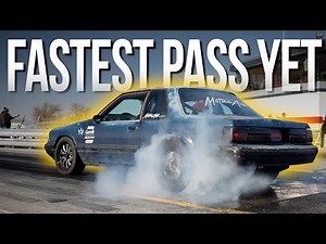 Turbo LS Foxbody FIRST Passes Of The Season! - Our Track Is OPEN!
