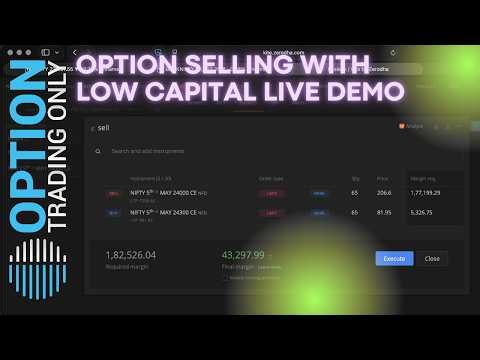 Option Selling with low capital for beginners | Hedging Strategy with Option Trading Only