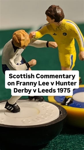 233K views · 4.5K reactions | Flashback to the Franny Lee v Norman Hunter minor stramash Derby County v Leeds Utd 1975. #scottish #mckallaster #commentary #soccer #funny Cover image by @subbuteolegends | Pete Reid | Facebook