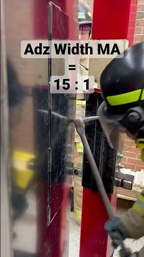 Mechanical Advantage of the Halligan Bar (Quickie)