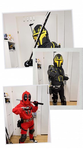 Opressalorian & Kidpool Ready to rumble This are the latest Versions of our Wearable Brickbuild Cosplay Outfits. #marvel #starwars #legogram #legocosplay #cosplay #kidpool #opressalorian #legoloriancovert | Harisadventuresinbrickland