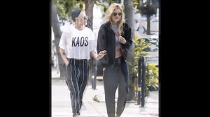 Kristen Stewart 和 Stella Maxwell 在洛杉矶的silver lake逛街街