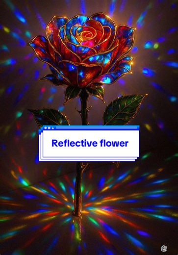 Live Wallpaper of Reflective Rose Flower
