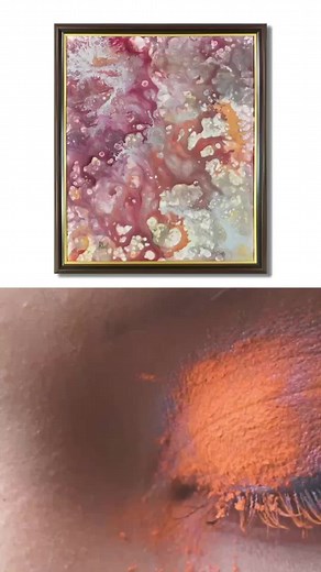 Exploring Abstract Art Through a Close-Up of a Human Eye