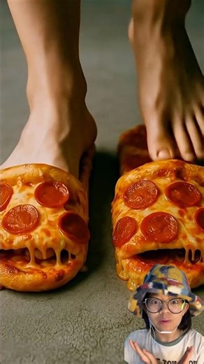 PIZZA SHOES, ALL IN ONE⁉️🍕😨