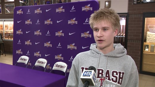 Haven Stockamp of Angola HS full interview on signing with Wabash College's tennis program