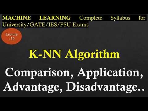 Lec-30 Comparision of KNN and Logistic Regression Algorithm, Application | Machine learning |