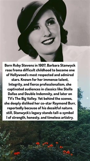 From Orphan to Hollywood Legend: The Rise of Barbara Stanwyck